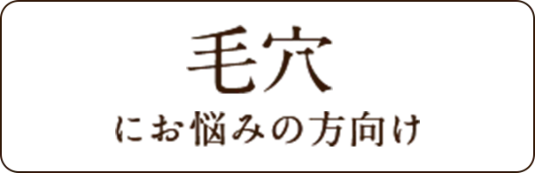 毛穴にお悩みの方向け